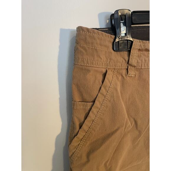 Kuhl Shorts Adult 33 Brown Outdoor Hike Climb Camp Pockets Logo Mens - Picture 3 of 12